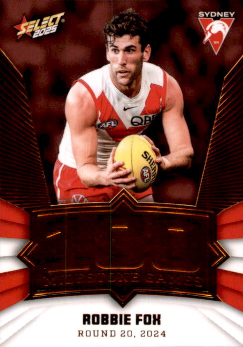 Robbie Fox, MG91, Milestone, 2025 Select AFL Footy Stars