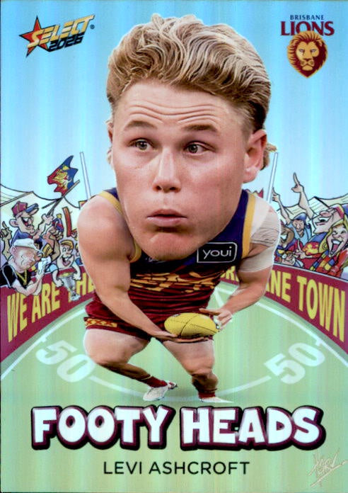 Levi Ashcroft, FH7, Footy Heads, 2026 Select AFL Footy Stars