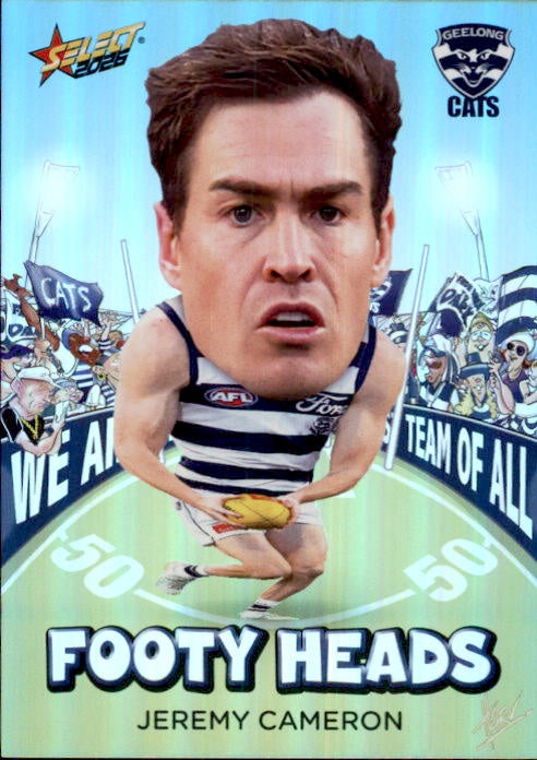 Jeremy Cameron, FH37, Footy Heads, 2026 Select AFL Footy Stars