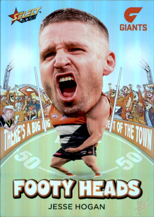 Jesse Hogan, FH47, Footy Heads, 2026 Select AFL Footy Stars