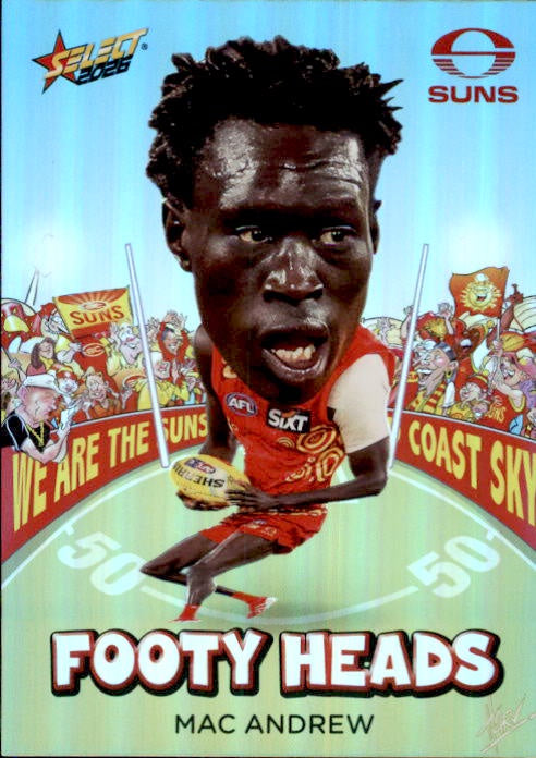 Mac Andrew, FH49, Footy Heads, 2026 Select AFL Footy Stars