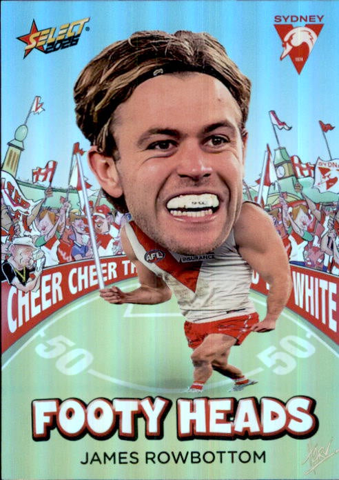 James Rowbottom, FH95, Footy Heads, 2026 Select AFL Footy Stars