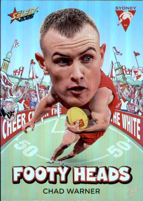 Chad Warner, FH96, Footy Heads, 2026 Select AFL Footy Stars
