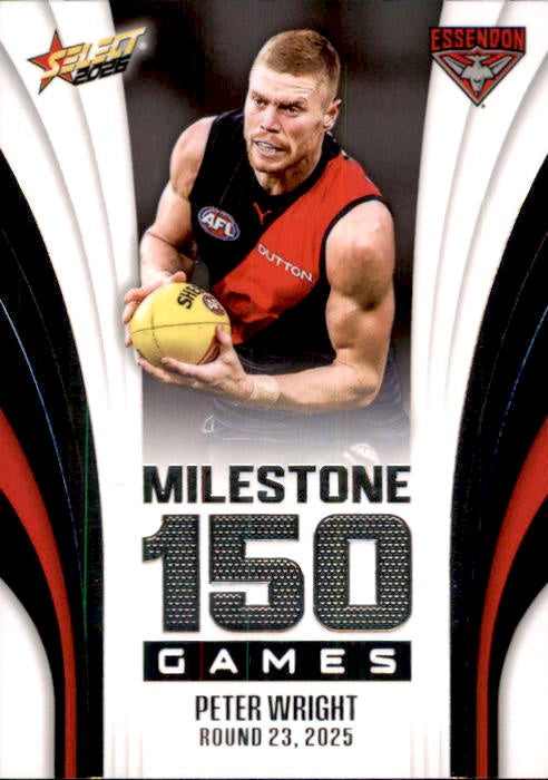 Peter Wright, MG28, Milestone, 2026 Select AFL Footy Stars