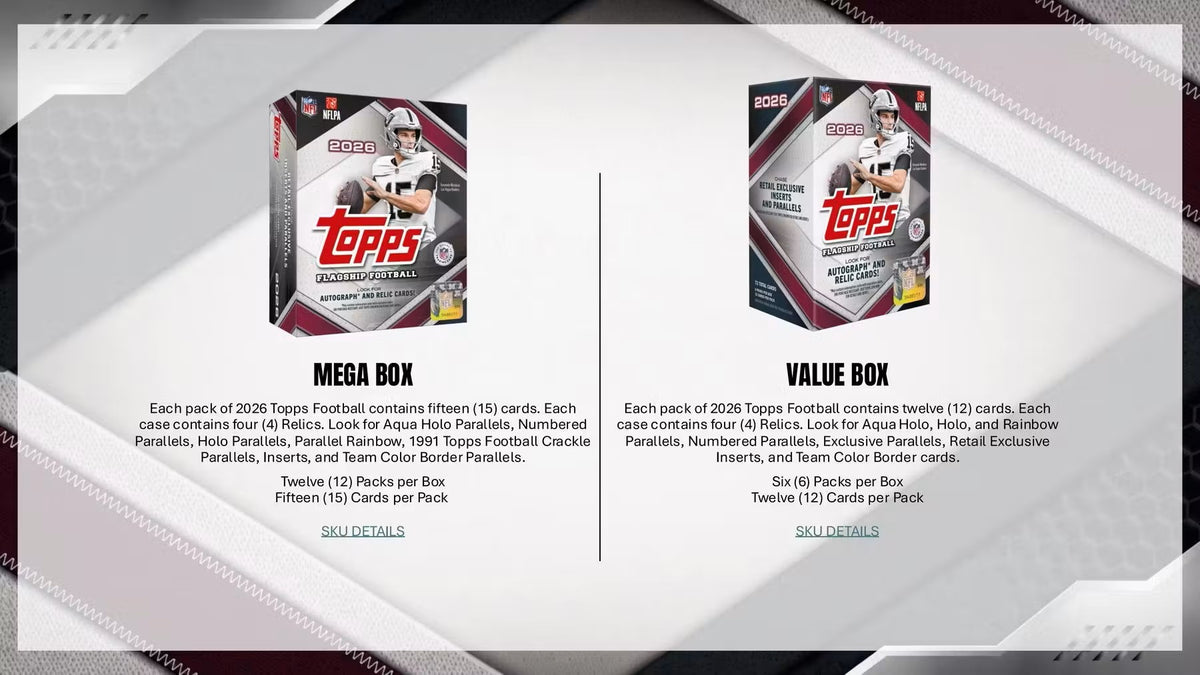 2026 Topps Flagship Football NFL MEGA Box