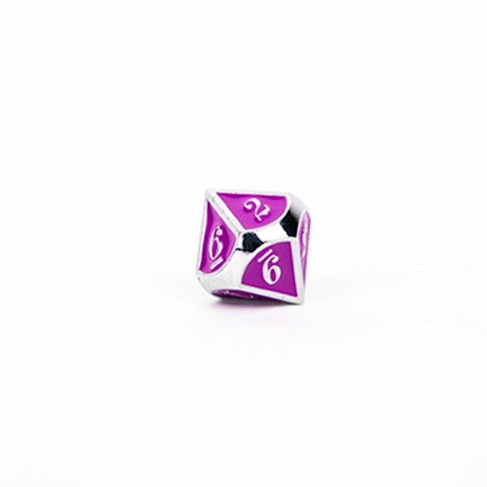 LPG Dice RPG Set Serif Purple/Silver