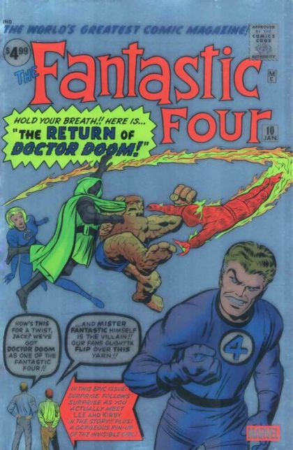 Fantastic Four, Vol. 1, #10 Facsimile FOIL Variant Comic