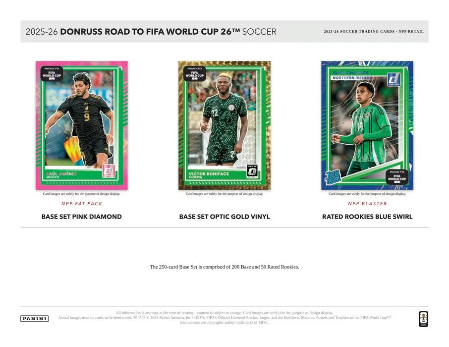2025-26 Panini Donruss Road to FIFA World Cup Soccer Jumbo Box
