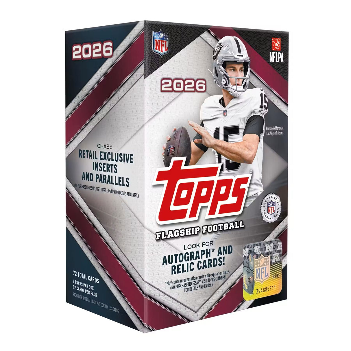 2026 Topps Flagship Football NFL Blaster Box