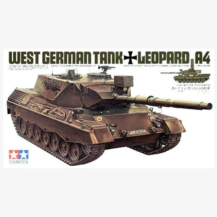 TAMIYA WEST GERMAN LEOPARD A4, 1:35 Scale Model Kit