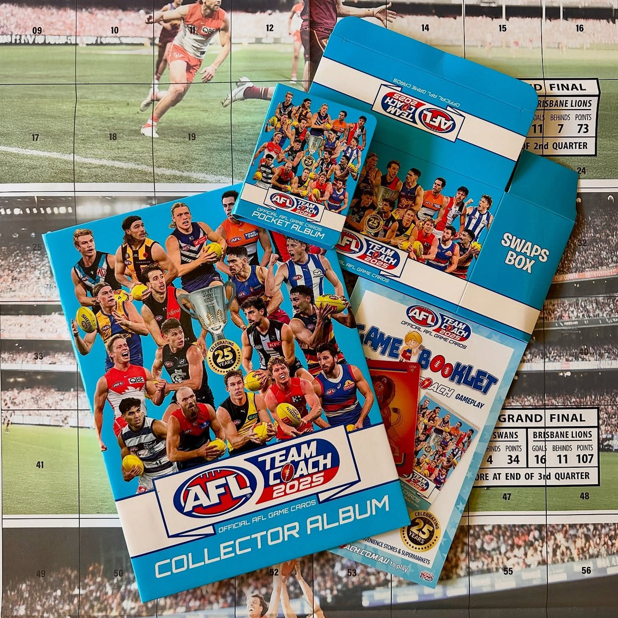 2025 Teamcoach AFL 36 pack Box & Album - MAX 2 PER CUSTOMER