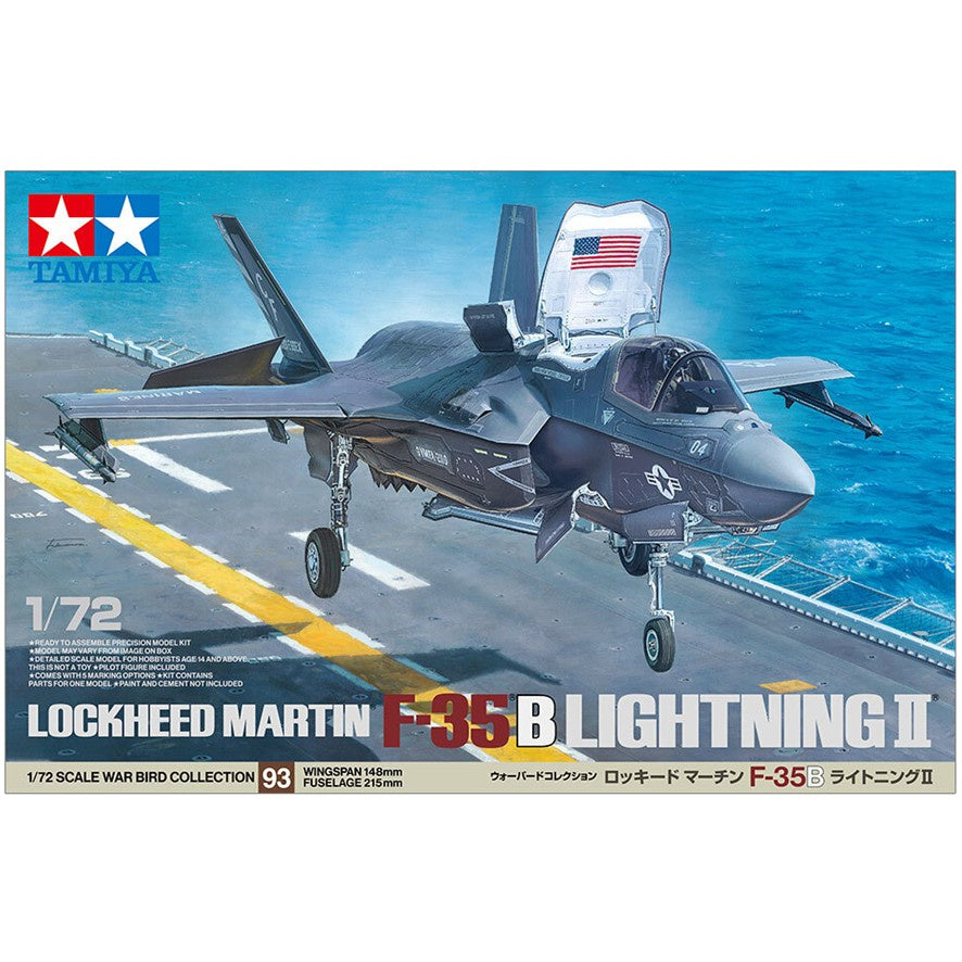 TAMIYA Lockheed Martin F-35 B Lightning 1:72 Scale Model Kit