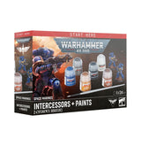 Warhammer 40,000 - 60-11, Space Marines: Intercessors + Paints