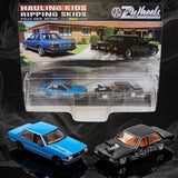 Oz Wheels Hauling Kids Ripping Skids FSD, Ford XD Falcon Twin Set, 1:64 Scale Diecast Car