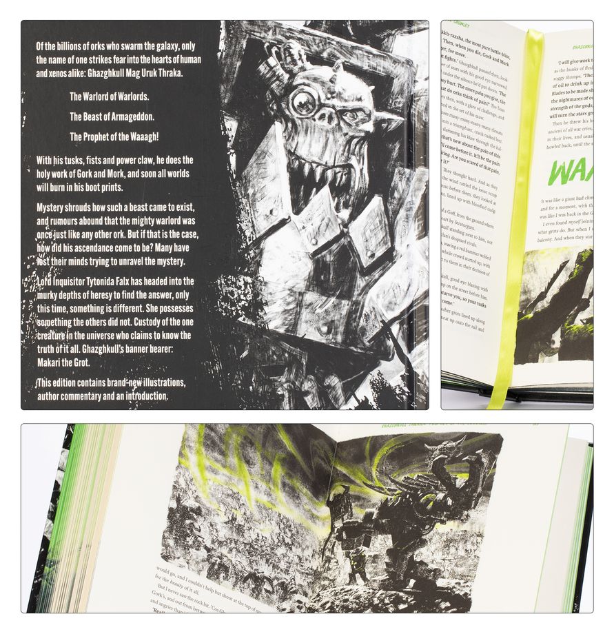 Warhammer 40,000 - Ghazghkull Thraka: Prophet of the Waaagh! (Illustrated and Annotated Edition) Hardback Book