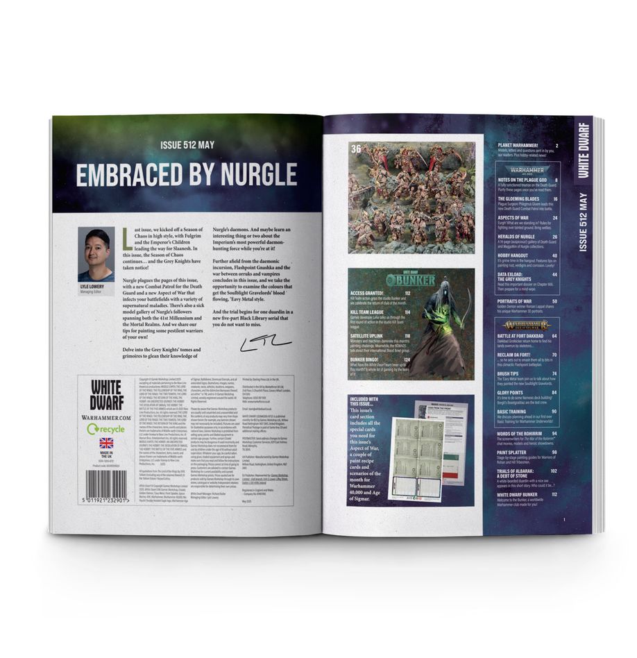 Warhammer White Dwarf Magazine, Issue 512