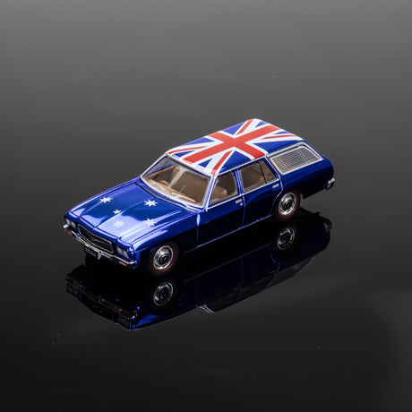 Oz Wheels Australia Day, 1974 Holden HQ Premier Wagon, Fully Sick Detail FSD's Series 2 - 1:64 Scale Diecast - MAX 2 Per Customer