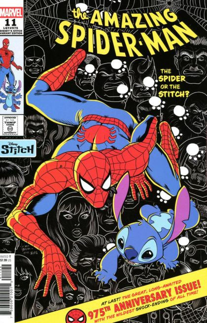 The Amazing Spider-Man, Vol. 7, #11 Luciano Vecchio Disney Stitch Variant Comic