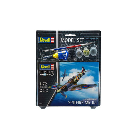 REVELL MODEL SET SPITFIRE MK. IIA, 1:72 Scale Model Kit