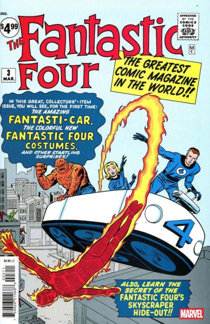 Fantastic Four, Vol. 1, #3 Facsimile Comic