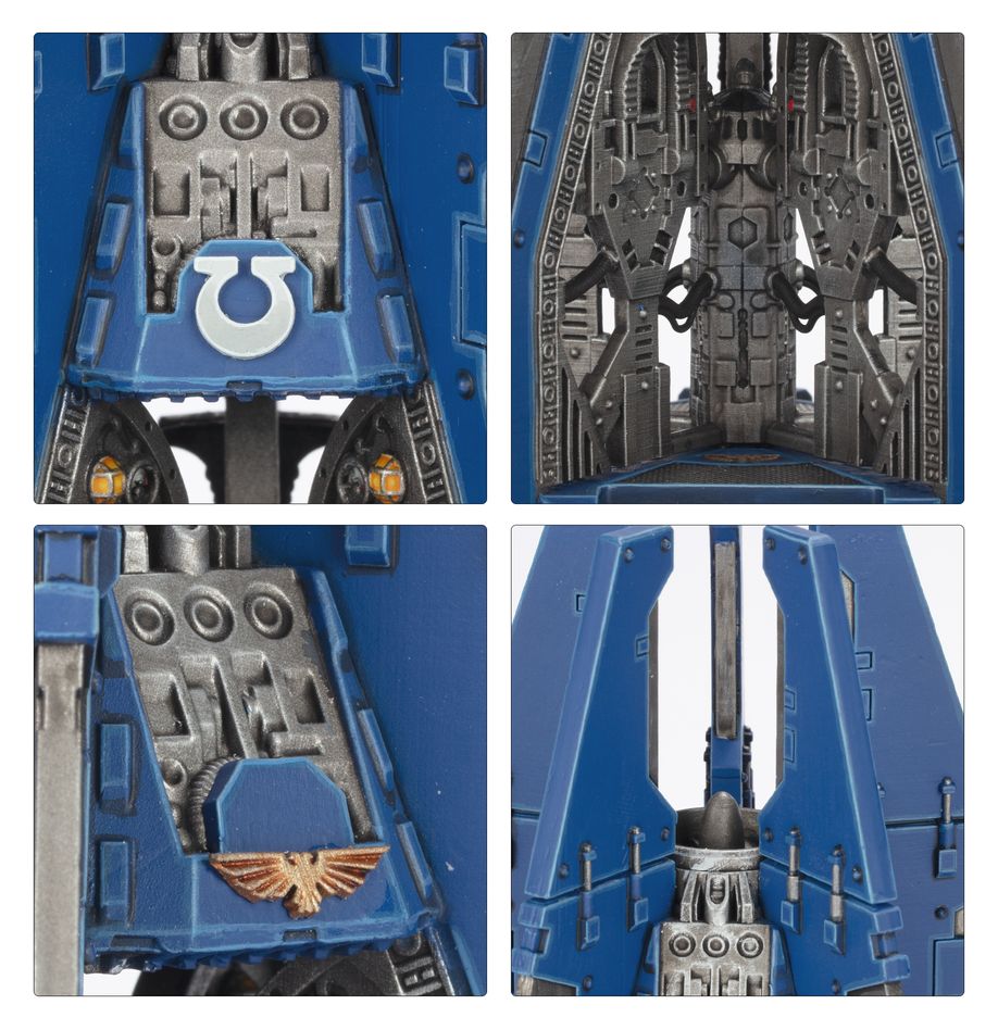 Warhammer 40,000 - 48-101, Space Marines, Drop Pods