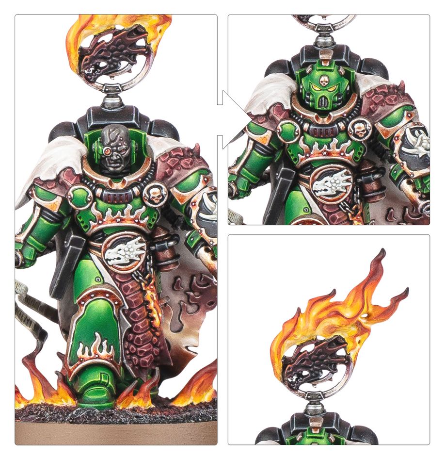 Warhammer 40,000 - 55-58, Salamanders, Vulcan He'stan