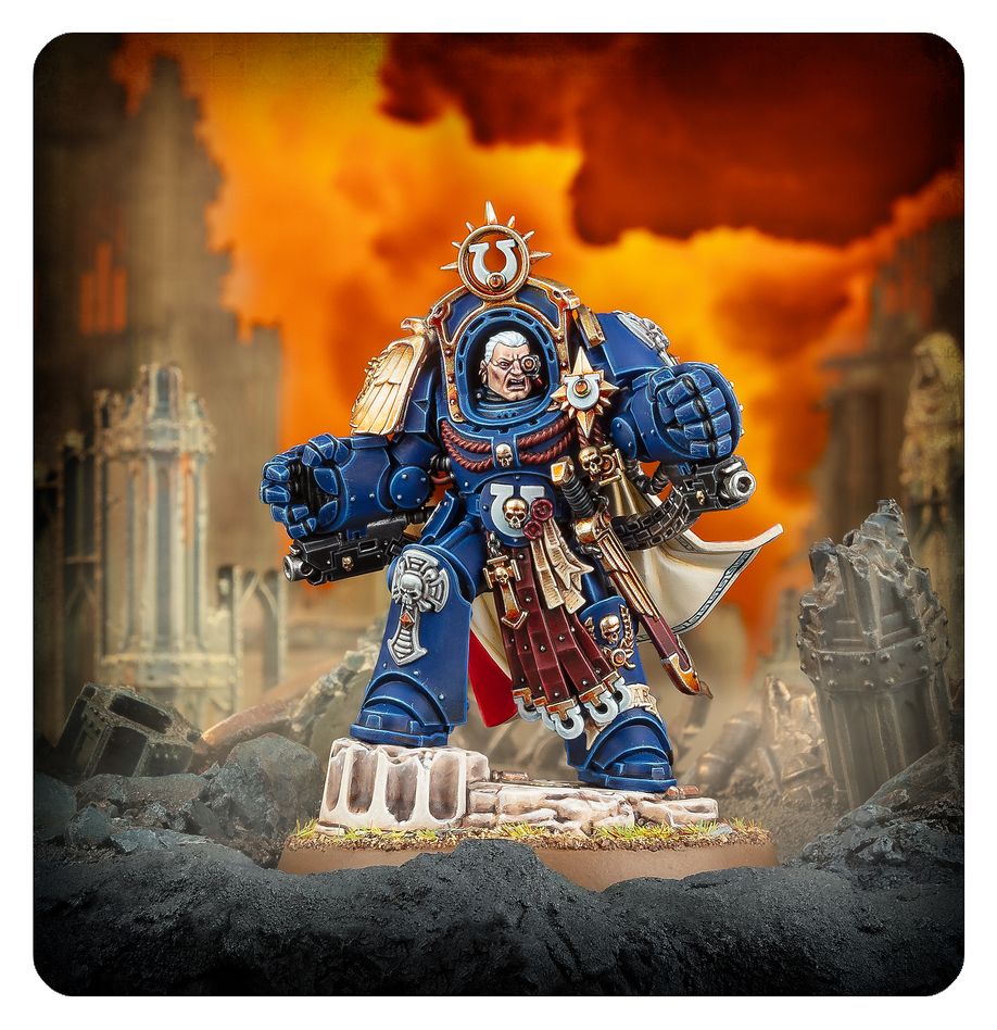 Warhammer 40,000 - 55-74, Ultramarines, Marneus Calgar in Armour of Antilochus