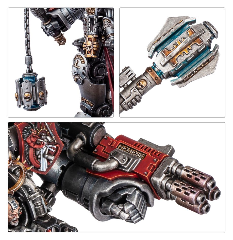 Warhammer 40,000 - 57-05, Grey Knights, Grand Master in Nemesis Dreadknight