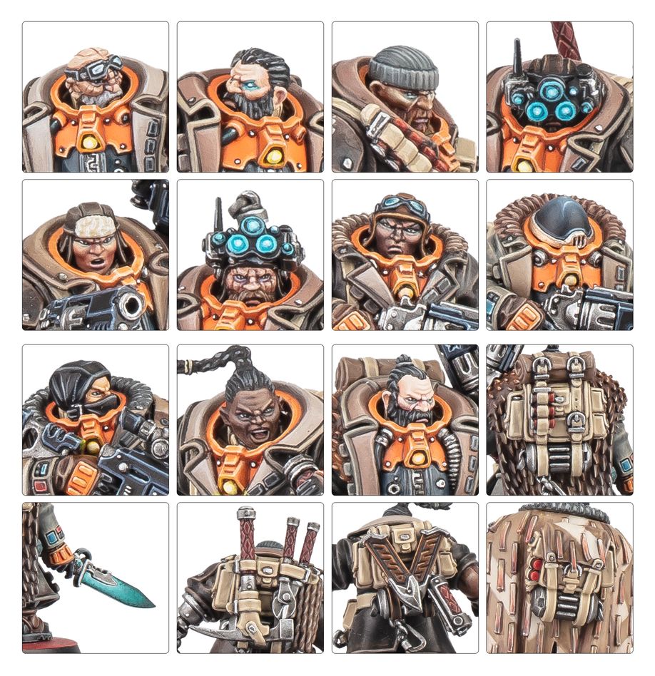 Warhammer 40,000 - 103-35, Kill Team, Hernkyn Yaegirs - Leagues of Votann Pioneer Commands