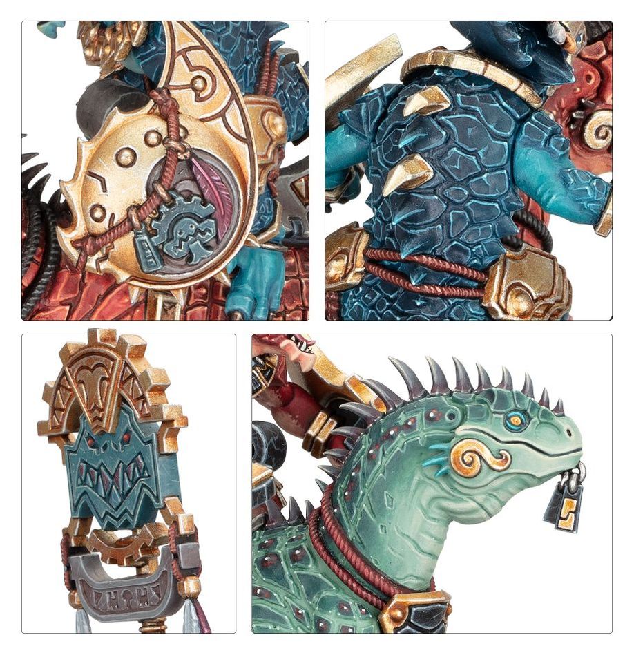 Warhammer Age of Sigmar 88-18, Seraphon, Aggradon Lancers