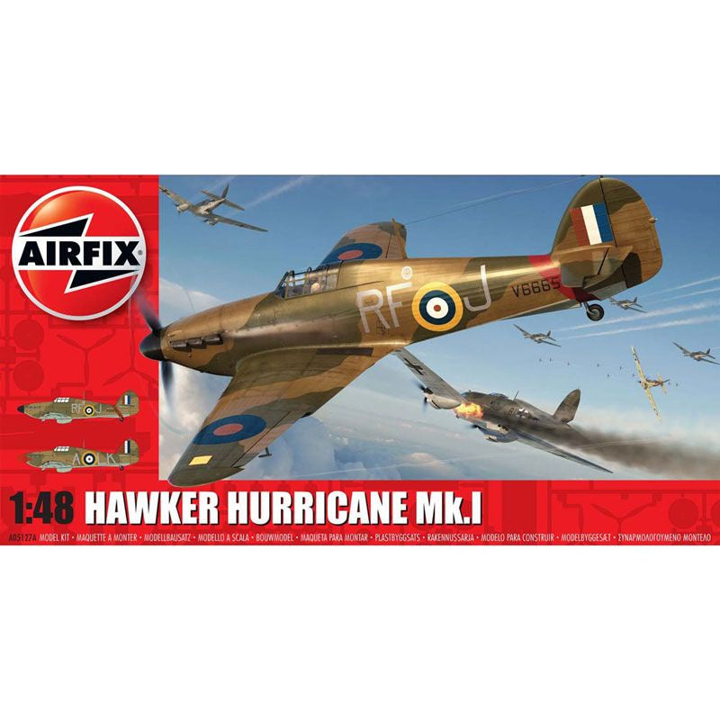 AIRFIX HAWKER HURRICANE MK.1, 1:48 Scale Model Kit