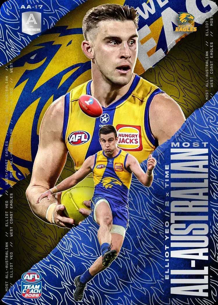 Elliot Yeo, All-Australian Silver, 2026 Teamcoach AFL