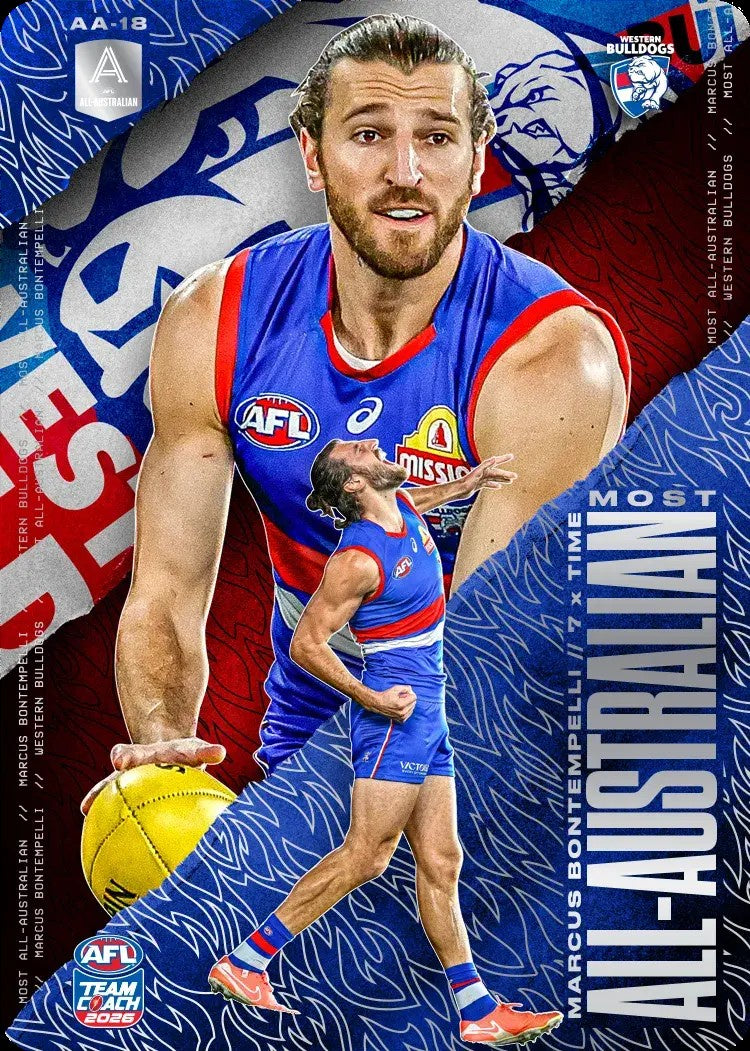 Marcus Bontempelli, All-Australian Silver, 2026 Teamcoach AFL