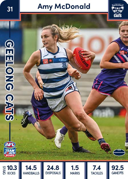 2023 Teamcoach AFLW Common Cards -  Cards 1 to 90 - Pick Your Card