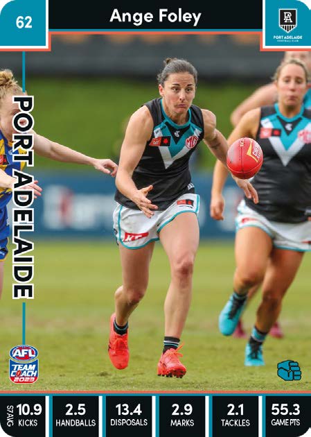 2023 Teamcoach AFLW Common Cards -  Cards 1 to 90 - Pick Your Card