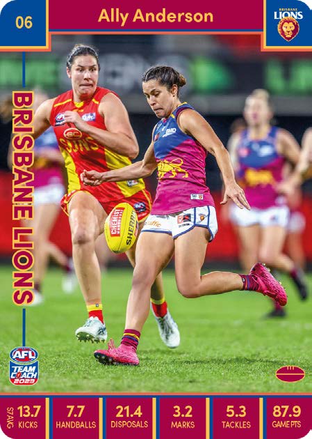 2023 Teamcoach AFLW, 90 card Base Set
