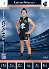 2023 Teamcoach AFLW Silver Parallel Cards -  Cards 1 to 90 - Pick Your Card