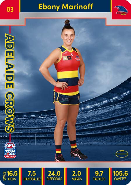 2023 Teamcoach AFLW Silver Parallel Cards -  Cards 1 to 90 - Pick Your Card