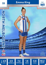 2023 Teamcoach AFLW Silver Parallel Cards -  Cards 1 to 90 - Pick Your Card