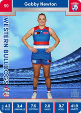 2023 Teamcoach AFLW Silver Parallel Cards -  Cards 1 to 90 - Pick Your Card