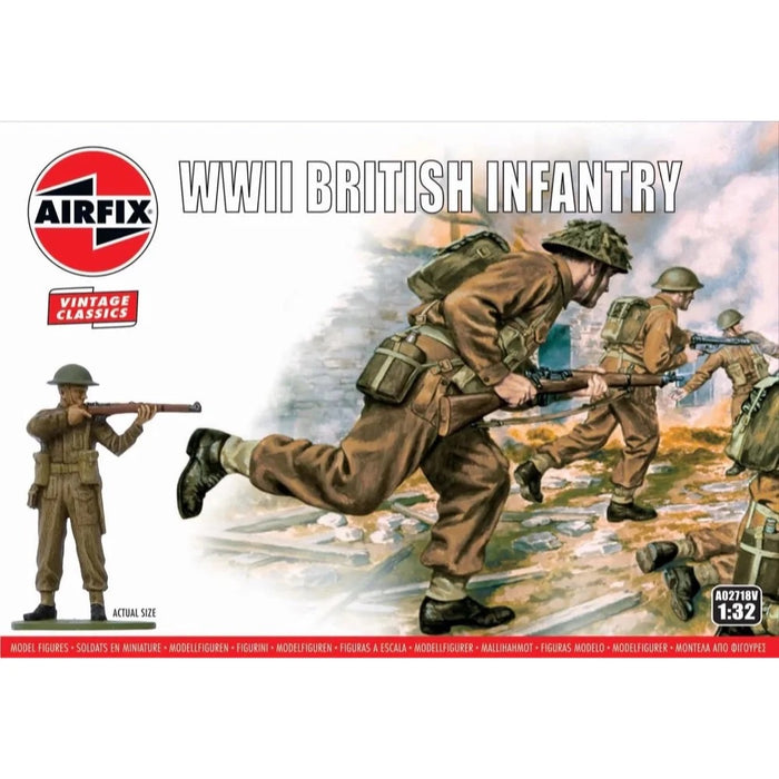 AIRFIX WWII BRITISH INFANTRY 1:32 Scale Model Kit