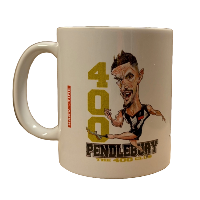 Scott Pendlebury 400 Games, Harv Time Mug