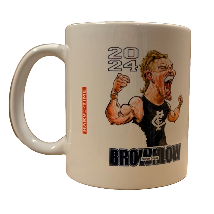 Patrick Cripps, 2024 Brownlow, Harv Time Mug