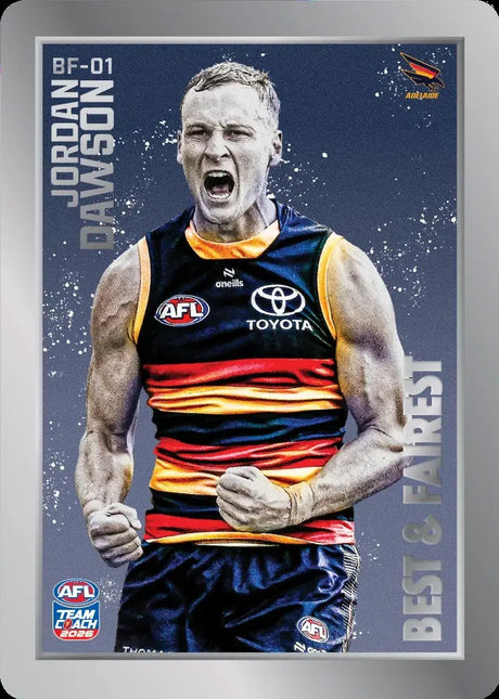 2026 Teamcoach AFL Silver Best & Fairest Cards - Cards BF-01 to BF-18 - Pick Your Card