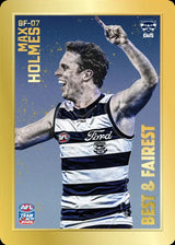 2026 Teamcoach AFL GOLD Best & Fairest Cards - Cards BF-01 to BF-18 - Pick Your Card