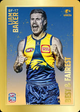 2026 Teamcoach AFL GOLD Best & Fairest Cards - Cards BF-01 to BF-18 - Pick Your Card