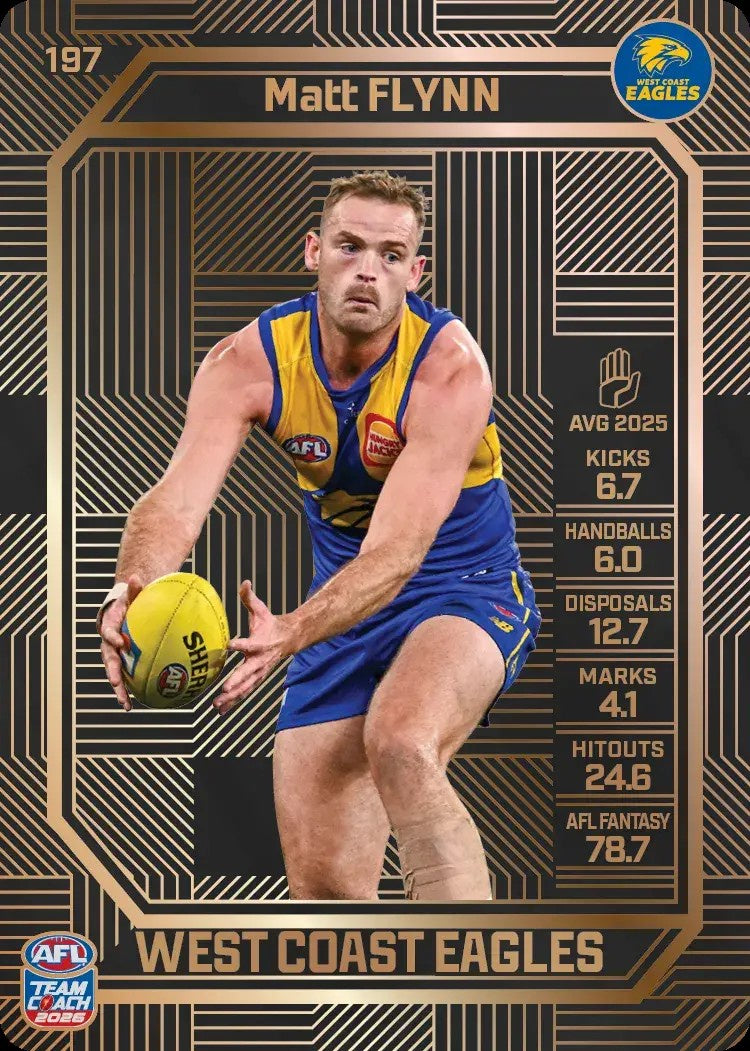 Matt Flynn, #197, Bronze, 2026 Teamcoach AFL