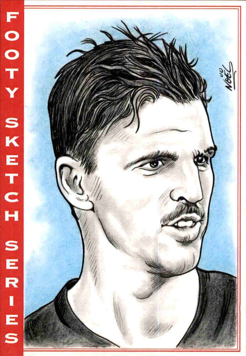 Scott Pendlebury, Portrait Footy Sketch Series, 1 of 1, by Noel Bruzzese