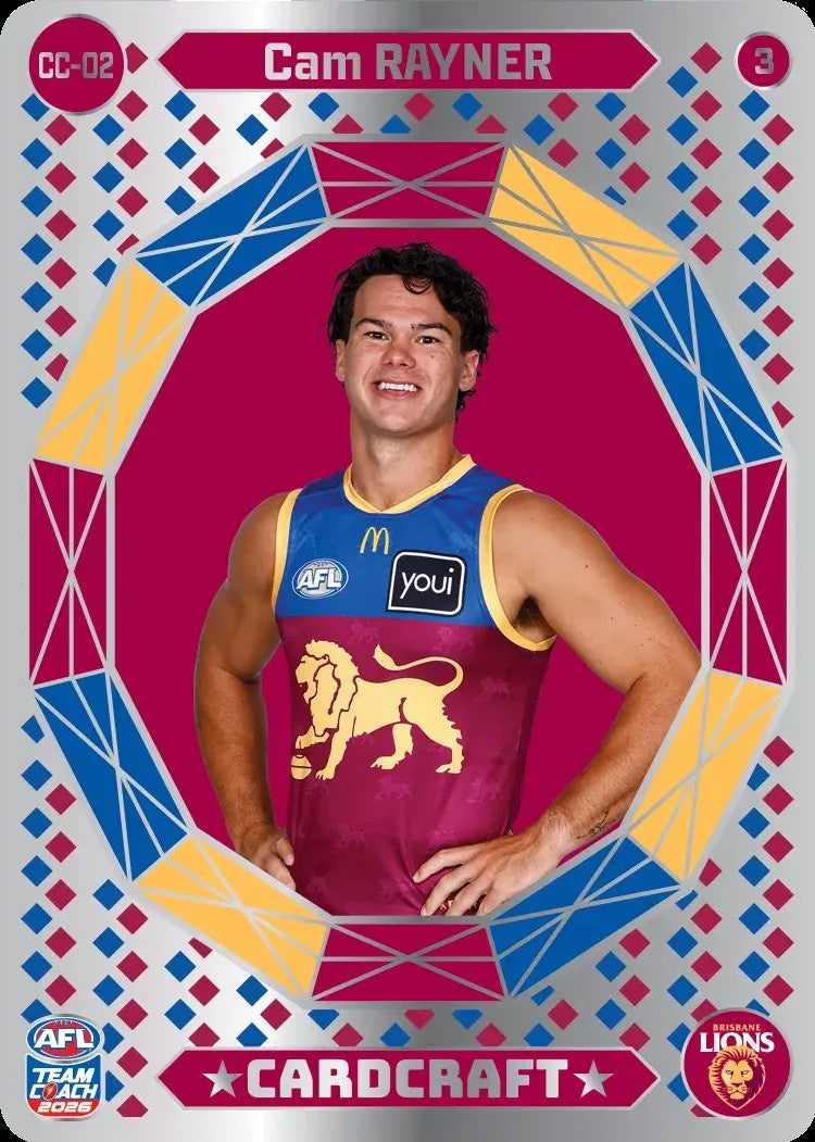 Cam Rayner, CC-02-3, Card Craft, 2026 Teamcoach AFL