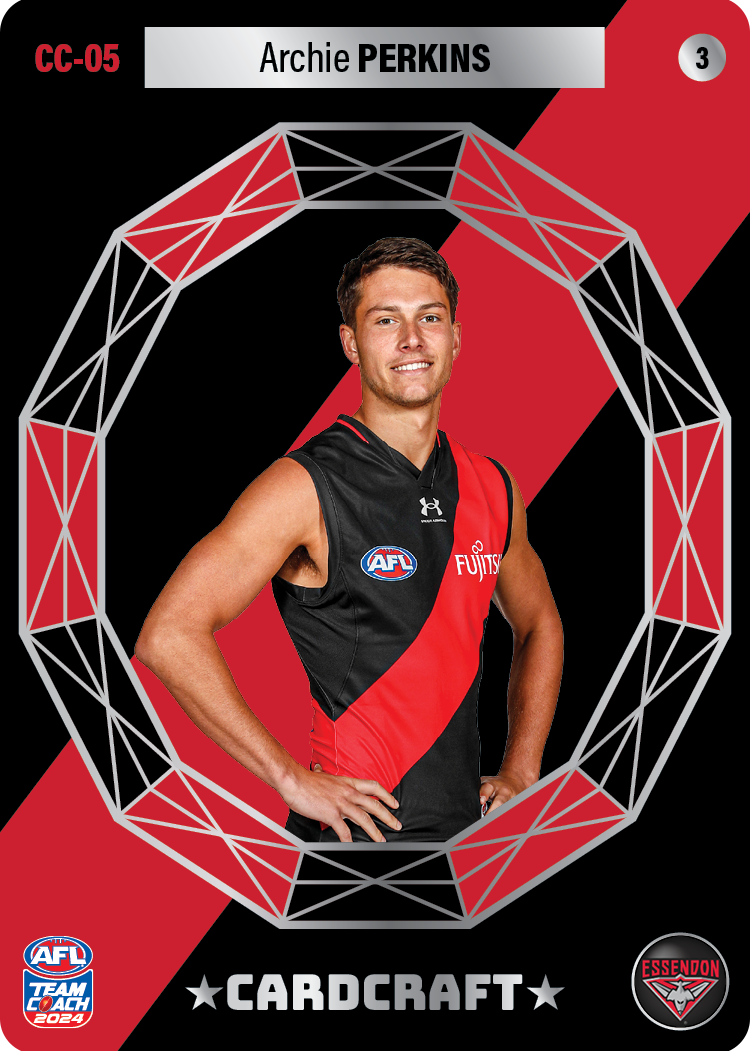 Archie Perkins, CC-05-3, Card Craft, 2024 Teamcoach AFL